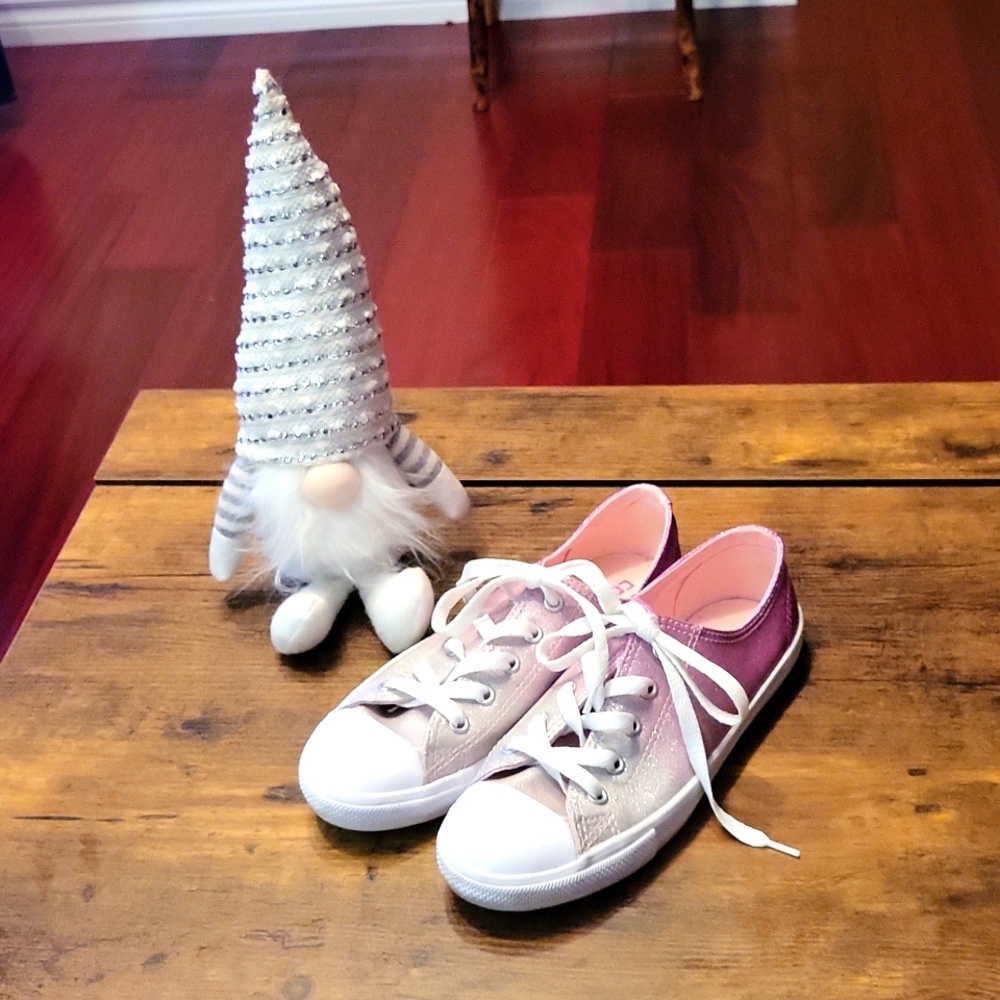 Converse Pink and Purple Women's Shoes